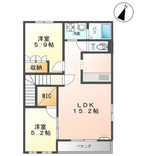 ロイヤルメゾン【2階】の間取り
