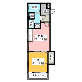アークル【3階】の間取り