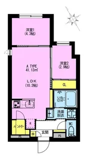 ADORE URBAN北赤羽【1階】の間取り