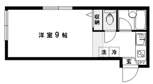 サンフラットつつじヶ丘【2階】の間取り
