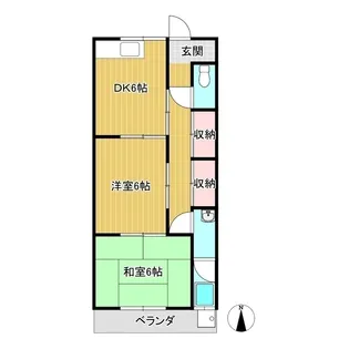 山本コーポ(川崎)【1階】の間取り