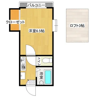 バウハウス【2階】の間取り