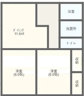 CASA Aikawa【2階】の間取り