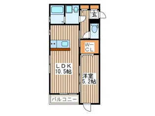 オリーブI【2階】の間取り