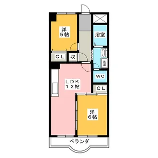 本山ヒルサイドヴィラ【3階】の間取り