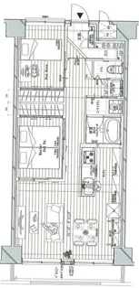 さんろーどダイヤモンドマンション【5階】の間取り