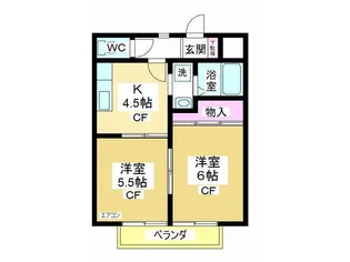 エスペランサ【1階】の間取り