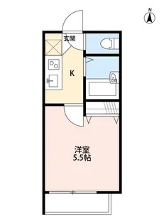 クアルソ保谷【2階】の間取り