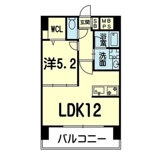 Viento南高江【3階】の間取り
