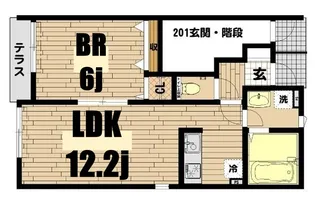 サンウッド横濱浦島丘【1階】の間取り