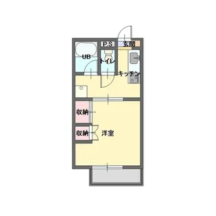 中沢ハイムA【2階】の間取り