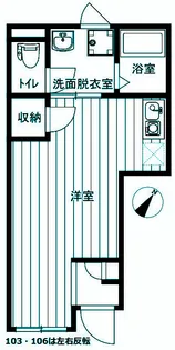 イクシオ下丸子【1階】の間取り