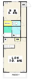 サンハイムII【3階】の間取り