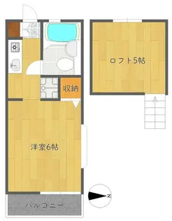ハートランドM2【2階】の間取り