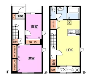 パークレジデンス エル【2階】の間取り