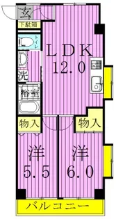 第一宝マンション【3階】の間取り