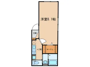 プランドール葛飾【2階】の間取り
