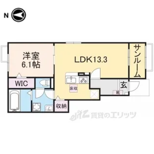 カーサミランダ5【1階】の間取り