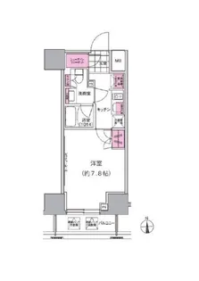プレジリア東日本橋【9階】の間取り