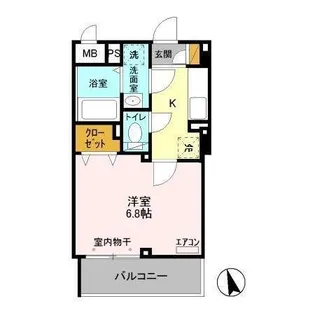 ロイヤルフレア・M【2階】の間取り