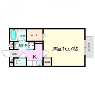 Park East南塚口【2階】の間取り