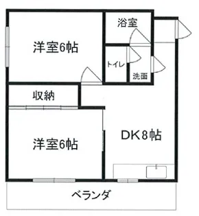 千扇白鷺【4階】の間取り