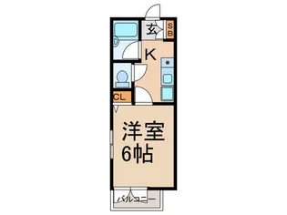 ルーチェ トキワダイ【2階】の間取り