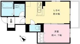 ブエナビスタ二子玉川【1階】の間取り