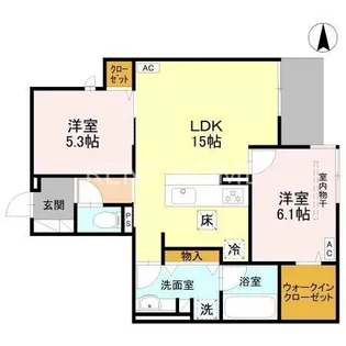 ドエルエミネンス達【2階】の間取り