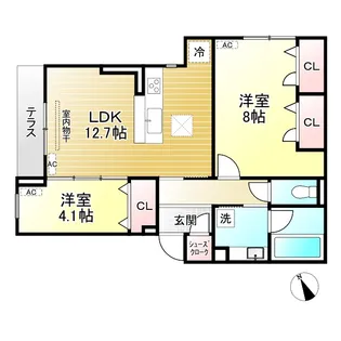 CASA de MaNa 吉祥寺【1階】の間取り