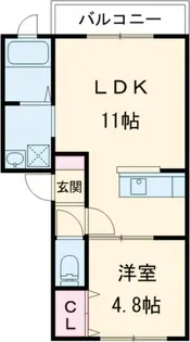 ル・ソレイユ柏木【2階】の間取り