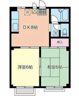 メゾン・ド・ブラン【2階】の間取り