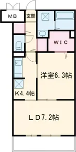 ブランヌーボー【1階】の間取り