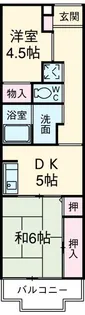 第26明智ビル【2階】の間取り