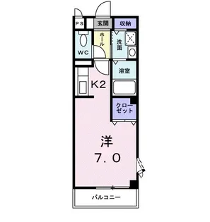 ジュネス3【3階】の間取り
