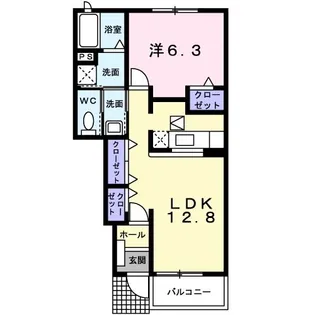 サンセールIV【1階】の間取り