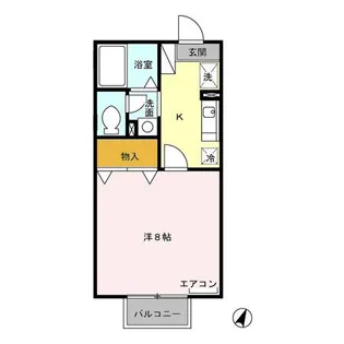 セジュール雅【2階】の間取り