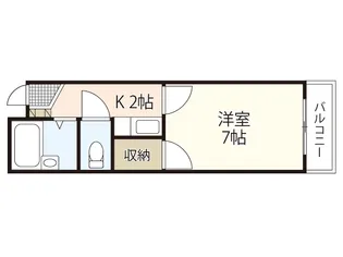 ユーアイビル【3階】の間取り