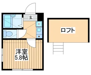 グリーンクレスト【2階】の間取り
