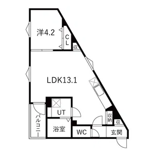 DEVELD中郷II【2階】の間取り