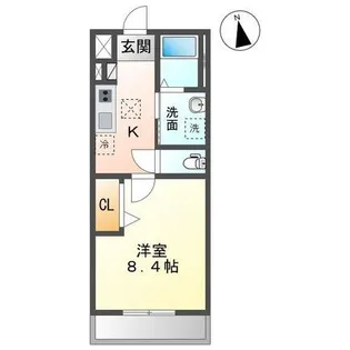フェルナII【1階】の間取り