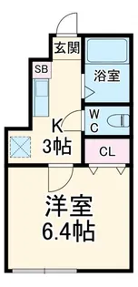 フォレストヒルズ【1階】の間取り