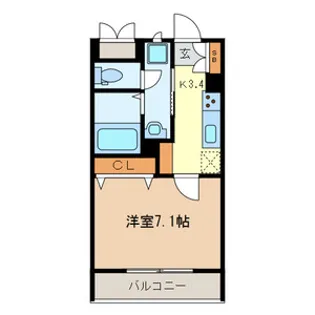 アレアデマンII【3階】の間取り