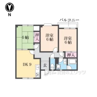 ビクトワール五条【2階】の間取り