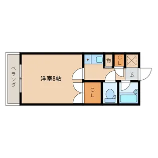ベルトピア宮崎4【2階】の間取り