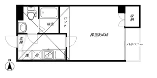 ベルメゾン旗の台【3階】の間取り