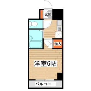 ステュディオ仙台【8階】の間取り