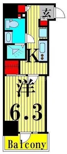 パークアクシス押上サウス【6階】の間取り