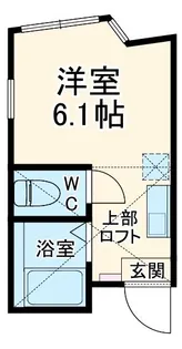 ユナイト野川ブリュッセル【2階】の間取り