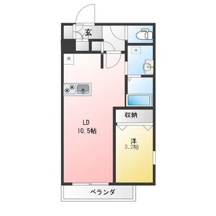 リラフォート紫苑【3階】の間取り